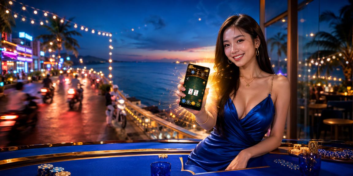 Người chơi baccarat tại Phú Quốc thư giãn và sử dụng điện thoại tham gia casino trực tuyến